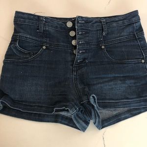 High Waisted Jean Shorts